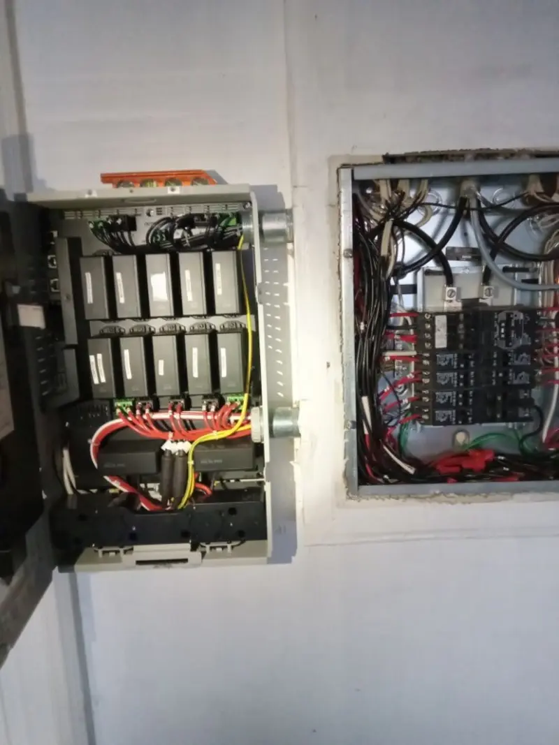 Electrical panel upgrade completed for Indoor Lighting Installation in Dyersville